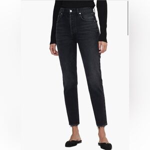 Citizens of Humanity Jolene High Waist Ankle Slim Straight Leg Jeans, Stormy, 28